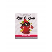 Стимулирующий презерватив-насадка Roll   Ball Raspberry - Sitabella - купить с доставкой в Димитровграде