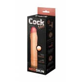 Телесная насадка-удлинитель из неоскин - 19,5 см. - LOVETOY (А-Полимер) - в Димитровграде купить с доставкой
