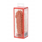 Телесная насадка на фаллос с бугорками KOKOS Extreme Sleeve 10 - 15,8 см. - KOKOS - в Димитровграде купить с доставкой