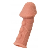 Насадка на фаллос с пузыриками, венками и ребристостью KOKOS Extreme Sleeve 09 - 12,7 см. - KOKOS - в Димитровграде купить с доставкой