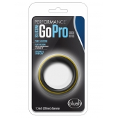 Черно-желтое силиконовое эрекционное кольцо Silicone Go Pro Cock Ring - Blush Novelties - в Димитровграде купить с доставкой