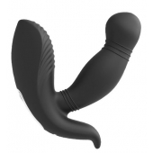 Черный вибромассажер простаты PROSTATE HERO - Dream Toys - в Димитровграде купить с доставкой