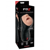 Мастурбатор-ротик Deep Throat Vibrating Stroker - Pipedream - в Димитровграде купить с доставкой