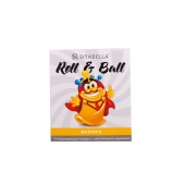 Стимулирующий презерватив-насадка Roll   Ball Banana - Sitabella - купить с доставкой в Димитровграде