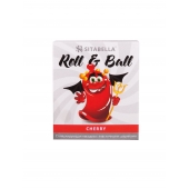 Стимулирующий презерватив-насадка Roll   Ball Cherry - Sitabella - купить с доставкой в Димитровграде