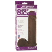 Насадка-реалистик Vac-U-Lock 8  ULTRASKYN Cock - 20,6 см. - Doc Johnson - купить с доставкой в Димитровграде