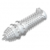 Закрытая прозрачная насадка Crystal sleeve - 14,2 см. - Erowoman-Eroman - в Димитровграде купить с доставкой