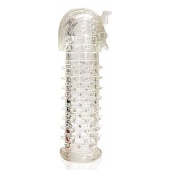 Закрытая прозрачная насадка на пенис Crystal Sleeve Faraon - 13,5 см. - Erowoman-Eroman - в Димитровграде купить с доставкой