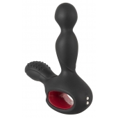 Черный вибромассажер простаты с нагревом и ротацией Prostate Plug - 14,5 см. - Orion - в Димитровграде купить с доставкой