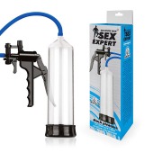 Прозрачная вакуумная помпа Sex Expert с насосом - Sex Expert - в Димитровграде купить с доставкой