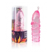 Закрытая рельефная насадка Crystal sleeve snakes в виде змеи с усиками - 14 см. - Erowoman-Eroman - в Димитровграде купить с доставкой