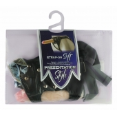 Черный пояс-трусики с двумя насадками Soft-Dolli - 16,5 и 10,5 см. - LOVETOY (А-Полимер) - купить с доставкой в Димитровграде