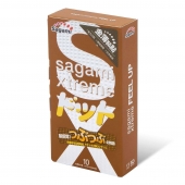 Презервативы Sagami Xtreme FEEL UP с точечной текстурой и линиями прилегания - 10 шт. - Sagami - купить с доставкой в Димитровграде