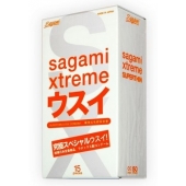 Ультратонкие презервативы Sagami Xtreme SUPERTHIN - 15 шт. - Sagami - купить с доставкой в Димитровграде