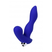 Синий силиконовый вибростимулятор простаты Stroman - 14,5 см. - ToyFa - в Димитровграде купить с доставкой