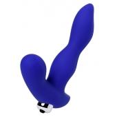 Синий силиконовый вибростимулятор простаты Stroman - 14,5 см. - ToyFa - в Димитровграде купить с доставкой