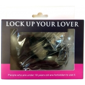 Черные меховые наручники Love с ключиками - Baile - купить с доставкой в Димитровграде