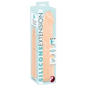Телесная насадка-удлинитель Silicone Extension - 19 см. - Orion - в Димитровграде купить с доставкой