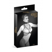 Черная упряжь на грудь Julia - Bijoux Pour Toi - купить с доставкой в Димитровграде