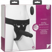 Черный полый вибрострапон Body Extensions BE Aroused - 17,78 см. - Doc Johnson - купить с доставкой в Димитровграде