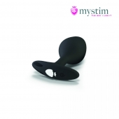 Черная пробка Mystim Rocking Vibe S с возможностью подключения к электростимулятору - 9,7 см. - MyStim - купить с доставкой в Димитровграде
