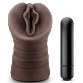 Коричневый мастурбатор-вагина Alexis - Blush Novelties - в Димитровграде купить с доставкой