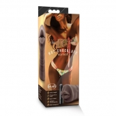Коричневый мастурбатор-ротик Heather - Blush Novelties - в Димитровграде купить с доставкой
