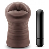 Коричневый мастурбатор-ротик Renee - Blush Novelties - в Димитровграде купить с доставкой