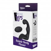 Черный вибромассажер простаты REMOTE BOOTY PLEASER - Dream Toys - в Димитровграде купить с доставкой