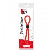 Красное эрекционное лассо с одной бусинкой-утяжкой STRETCHY THICK LASSO - Dream Toys - в Димитровграде купить с доставкой
