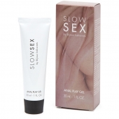 Лубрикант на водной основе Slow Sex Anal Play Gel - 30 мл. - Bijoux Indiscrets - купить с доставкой в Димитровграде