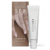 Гель для мастурбации с ароматом кокоса Slow Sex Finger Play Gel - 30 мл. - Bijoux Indiscrets - купить с доставкой в Димитровграде