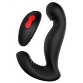 Черный вибромассажер простаты SWIRLING P-PLEASER - Dream Toys - в Димитровграде купить с доставкой
