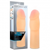 Телесная насадка-удлинитель на пенис PERFORMANCE 1.5INCH COCK XTENDER - 16 см. - Blush Novelties - в Димитровграде купить с доставкой