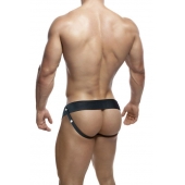 Черный мужской страпон DR. SKIN 6INCH HOLLOW STRAP ON - 16 см. - Blush Novelties - купить с доставкой в Димитровграде