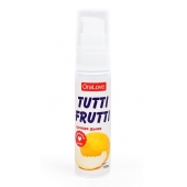 Гель-смазка Tutti-frutti со вкусом сочной дыни - 30 гр. - Биоритм - купить с доставкой в Димитровграде