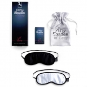 Набор из двух масок на глаза Soft Blindfold Twin Pack - Fifty Shades of Grey - купить с доставкой в Димитровграде