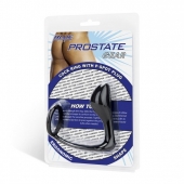 Стимулятор простаты с фиксацией эрекционным кольцом Prostate Gear - BlueLine - в Димитровграде купить с доставкой