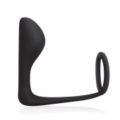 Стимулятор простаты с фиксацией эрекционным кольцом Prostate Gear - BlueLine - в Димитровграде купить с доставкой