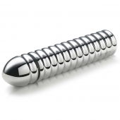 Рельефный фаллос для интенсивного электросекса Groovey George - 20 см. - MyStim - купить с доставкой в Димитровграде