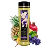 Массажное масло Libido Exotic Fruits с ароматом экзотических фруктов - 240 мл. - Shunga - купить с доставкой в Димитровграде