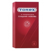 Презервативы Torex  Сладкая любовь  с ароматом клубники - 12 шт. - Torex - купить с доставкой в Димитровграде