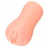 Телесный вибромастурбатор-вагина с рельефом EMILY AUTO - KOKOS - в Димитровграде купить с доставкой