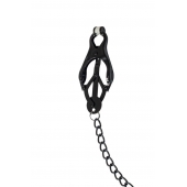 Зажимы на соски Darkside с цепочкой - Lola Games - купить с доставкой в Димитровграде