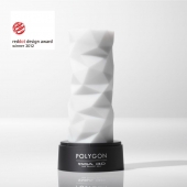 Белый 3D мастурбатор POLYGON - Tenga - в Димитровграде купить с доставкой