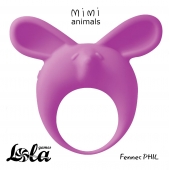 Фиолетовое эрекционное кольцо Fennec Phil - Lola Games - в Димитровграде купить с доставкой