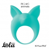 Зеленое эрекционное кольцо Kitten Kyle - Lola Games - в Димитровграде купить с доставкой