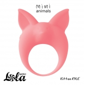 Оранжевое эрекционное кольцо Kitten Kyle - Lola Games - в Димитровграде купить с доставкой