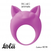 Фиолетовое эрекционное кольцо Lemur Remi - Lola Games - в Димитровграде купить с доставкой