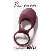 Бордовое эрекционное виброкольцо Daydream - Lola Games - в Димитровграде купить с доставкой